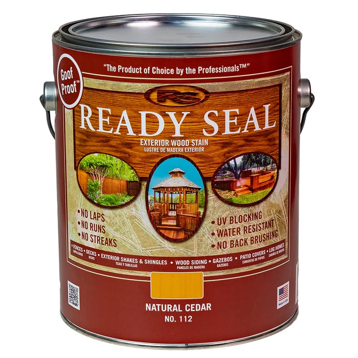 4-Pack of 1 gal Ready Seal 112 Natural Cedar Exterior Stain & Sealer for Wood Ready Seal