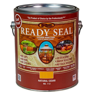 4-Pack of 1 gal Ready Seal 112 Natural Cedar Exterior Stain & Sealer for Wood