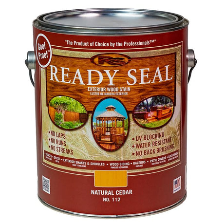 3-Pack of 1 gal Ready Seal 112 Natural Cedar Exterior Stain & Sealer for Wood Ready Seal