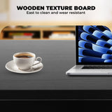 MGHH Wood Lift Top Coffee Table with Hidden Compartment & Adjustable Storage Shelf, Side Tables Lift Tabletop Dining Table for Home Living Room, Office, Reception Room, Black MGHH