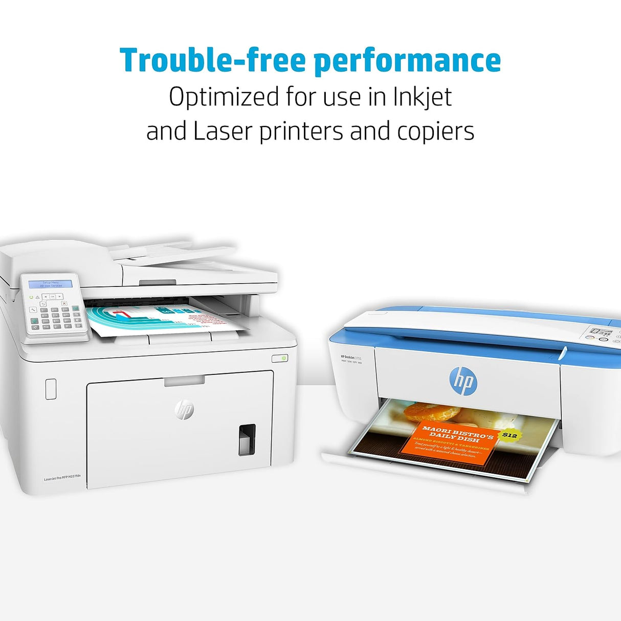 HP Paper Printer | 8.5 x 11 Paper | Premium 32 lb | 1 Ream - 500 Sheets | 100 Bright | Made in USA - FSC Certified | 113100R HP Papers