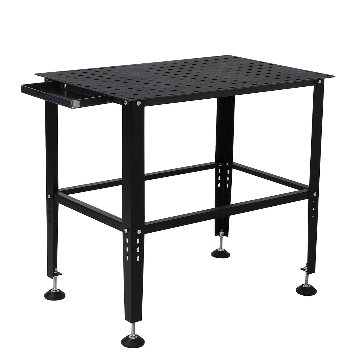 TROPOW Welding Table 36"x24", 5/8-inch Fixture Holes Steel Welding Workbench Table, 1500lbs Load Capacity Welding Table Portable Work Bench TROPOW