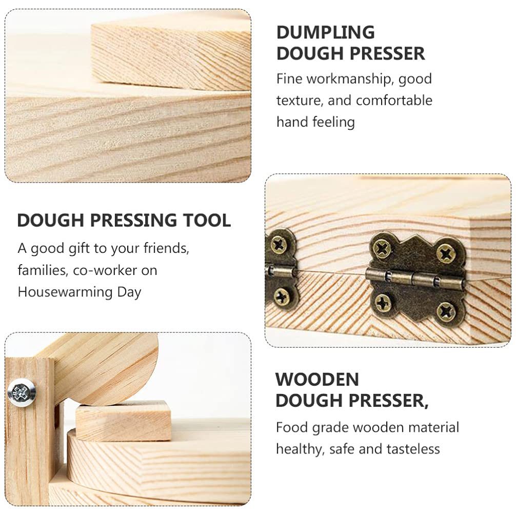 Cabilock Tortilla Press Bamboo Tortilla Maker: 10inch Mexican Tortillera Presser Round Dough Presser for Homemade Tortillera, Pataconera, and Dough Press Cabilock