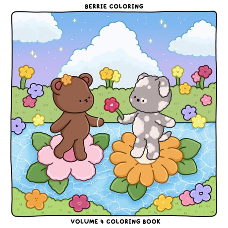 Berrie Coloring Volume 4: Cute and Cozy Coloring Book for Adults & Kids Featuring Easy to Color Animal Illustrations and Adorable Scenes (Cute & Cozy Coloring Books) WoodArtSupply