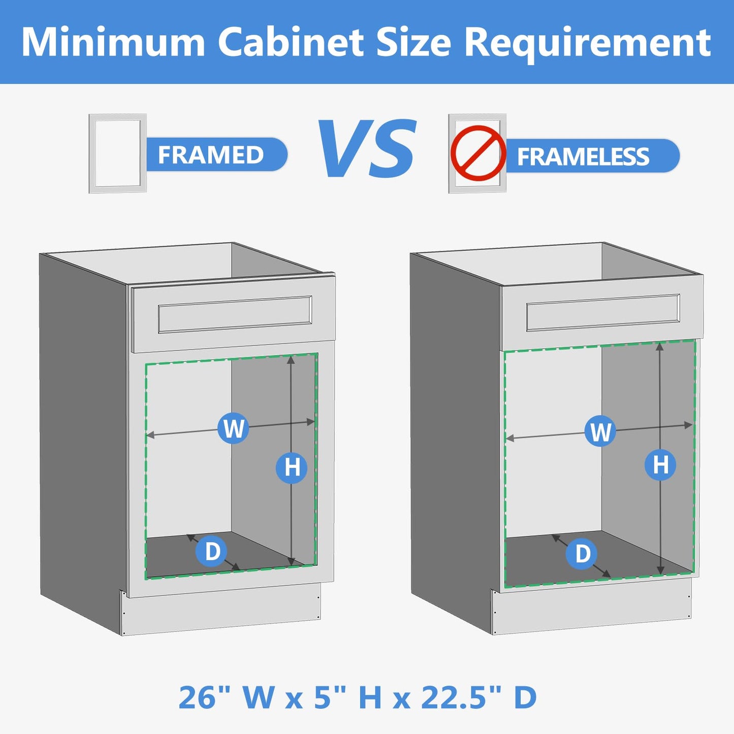 ROOMTEC Soft Close Pull Out Cabinet Organizer 25-1/2" W x 21" D Cabinet Organizer Wood Slide Out Shelves Cabinet Storage and Organizer for Kitchens and Pantry - WoodArtSupply