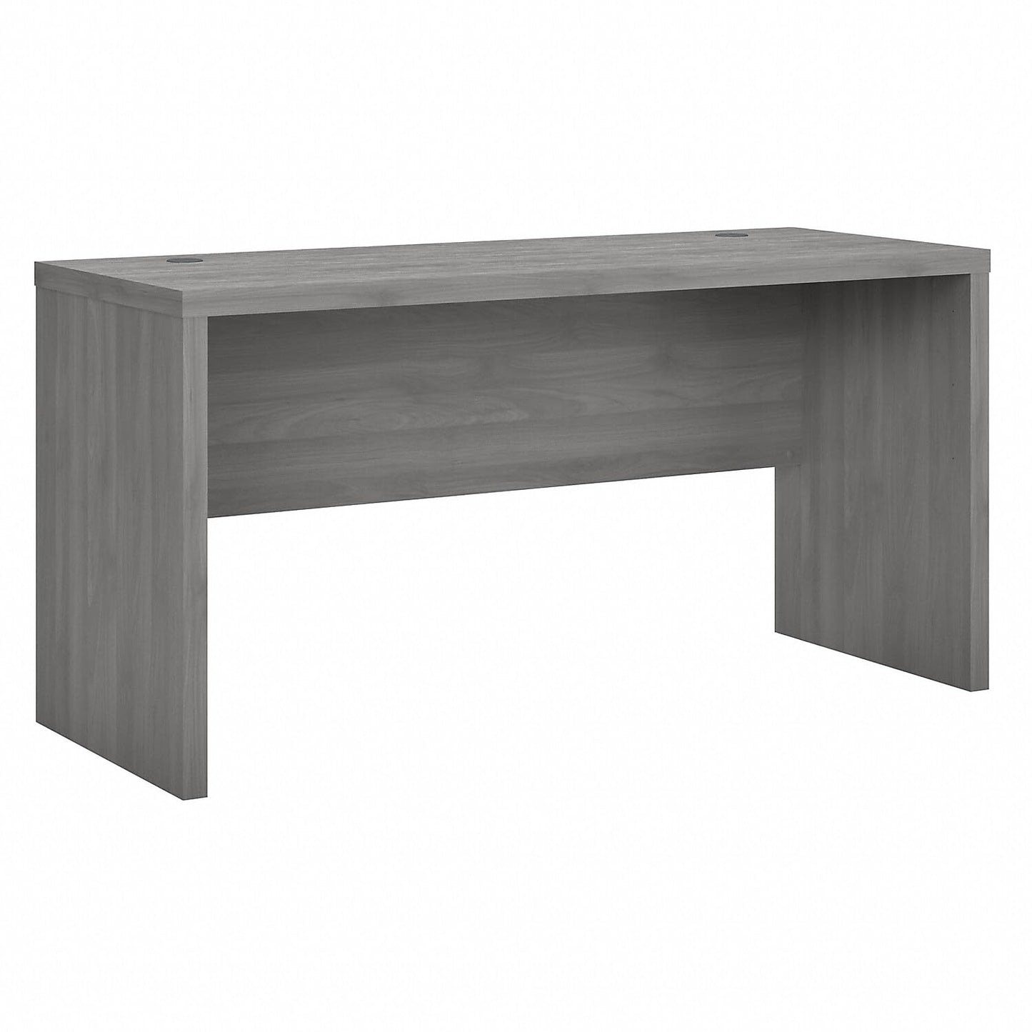 Office by kathy ireland Echo 60-inch W Credenza Desk, Modern Gray (KI60406-03) - WoodArtSupply