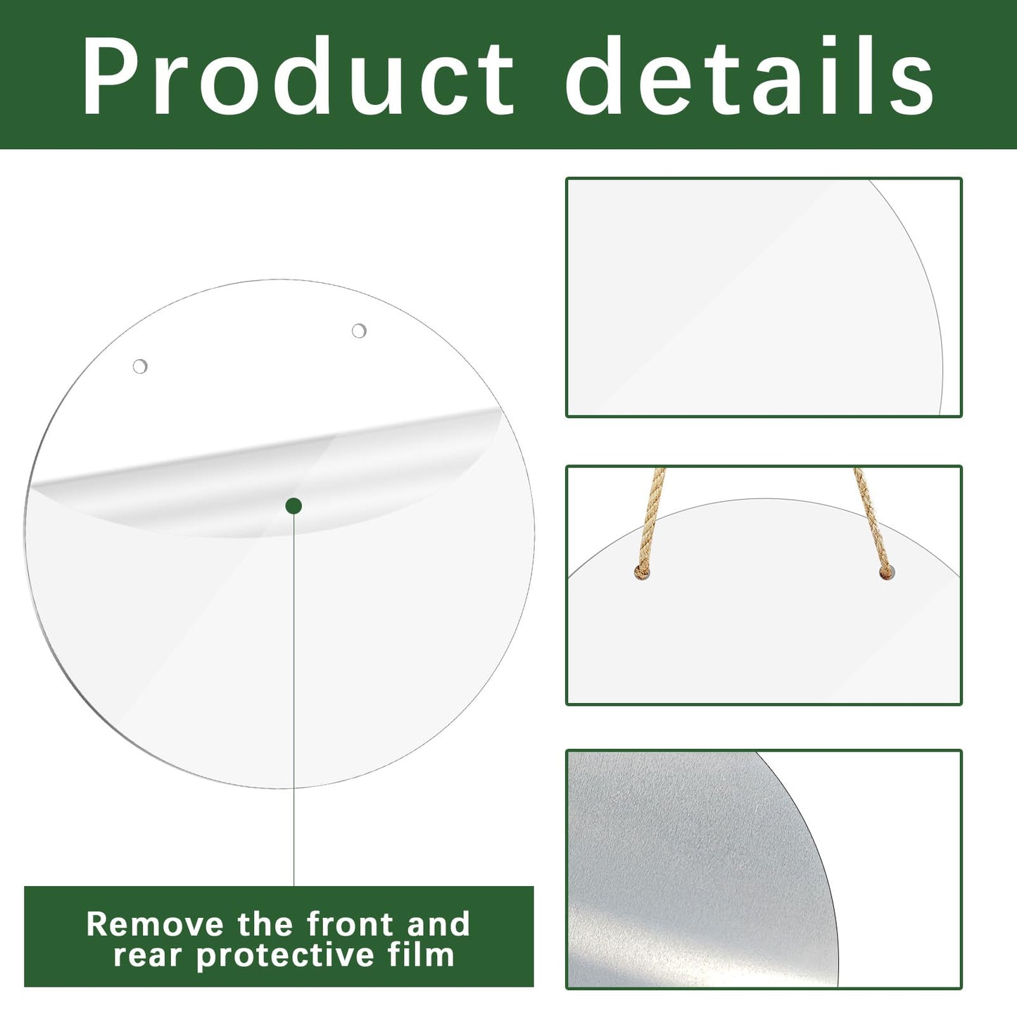 10 pcs metal sublimation door hanger blanks,10 inch circle Unfinished Blank Sign Door Hanger,sublimation ornament blanks decorative door hanger,blank door hangers,sublimation metal sign blanks