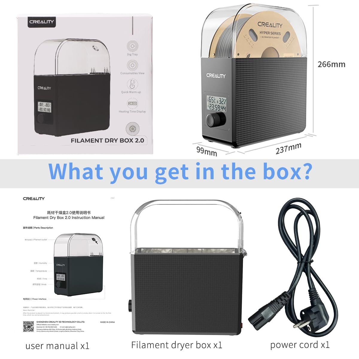 Creality Official 3D Printer Tool Kit Set 35PCS - 35 Essential 3D Print Accessories for Finishing, Cleaning, Printing - Removal Tool Included - Multi-Purpose Creality