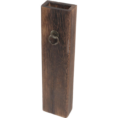 Wood Wall Pocket Vase Wood Wall Planter for Dried Flowers and Artificial Greenery Indoor Plants Holder Indoor Wall Planter Wooden Pocket Vase Modern Farmhouse Wall Decor IMIKEYA