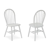 International Concepts Windsor Dining Chair, White International Concepts