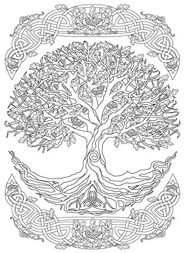 Creative Haven Trees of Life Coloring Book (Adult Coloring Books: World & Travel) Dover Publications