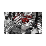 SHARP Slide-In Dishwasher, Stainless Steel Finish, 24" Wide, Soil Sensors, Premium White LED Interior Lighting, Smooth Glide Rails, Heated Dry Option, Responsive Wash Cycles, Power Wash Zone Sharp