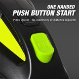 Mr. Heater F242010 MH4GC 4000 BTU Golf Cart Heater, Wind-Resistant With ODS And Tip-Over Safety Switch & Cup Holder Adapter - Silver and Black Mr. Heater