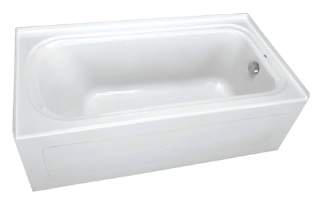 PROFLO PFS6032LSKWH PROFLO PFS6032LSK Hillsboro 60" x 32" Three Wall Alcove Acrylic Soaking Tub with Left Drain and Overflow ProFlo