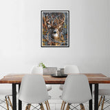TISHIRON Deer Diamond Art Painting Kits 5D Diamond Full Drill, Forest DIY Diamond Art Kits for Adults Kids, Gem Art Painting with Diamonds, Arts and Crafts for Beginners Adult Kids Wall Decor 12x16 TISHIRON