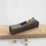 Wooden Hand Plane, Mini Arc Bottom Hand Planer, Wood Block Plane Carpenter Hand Tools for Edge Trimming/Corner Shaping/Chamfer LIXINDEE