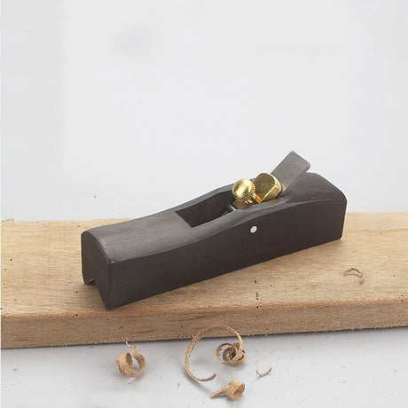 Wooden Hand Plane, Mini Arc Bottom Hand Planer, Wood Block Plane Carpenter Hand Tools for Edge Trimming/Corner Shaping/Chamfer LIXINDEE