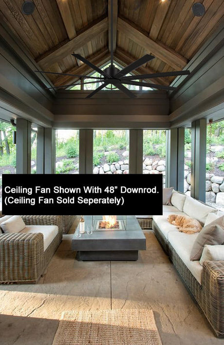 Minka-Aire 48 Inch Ceiling Fan Downrod - Coal - DR548-CL MINKA-AIRE
