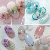 3D Dried Flower for Nails, Flower Nail Art Stickers 1Box Mixed Dried Flowers for Nail Art Resin DIY Crafts Natural Real Dry Flower Decals for Spring Summer Manicure Nail Art Decorations (Style3) SINSEN