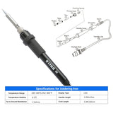 BACOENG 2 in 1 882D Soldering Iron Hot Air Rework Station with LED Display and ℉/℃ Conversion BACOENG