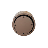 HanStrong Nesting Coffee Table Set of 2 for Living Room, Modern Round Wooden Circle Accent Side Tables for Small Spaces, Bedroom, Balcony, Office, Natural Burl Finish (19"+15") HanStrong