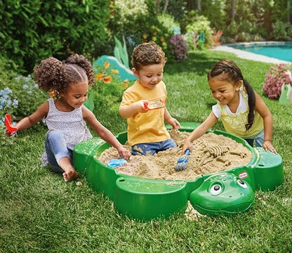 Little Tikes Turtle Sandbox, for Boys and Girls Ages 1-6 Years - WoodArtSupply