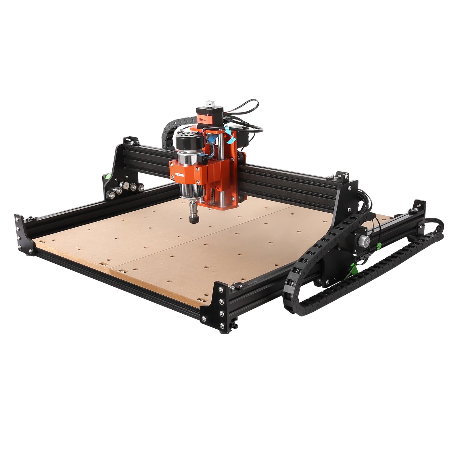 VEVOR CNC Router Machine, 300W, 3 Axis GRBL Control Wood Engraving Carving Milling Machine Kit, 400 x 400 x 75 mm / 15.7 x 15.7 x 2.95 in Working Area 12000 RPM for Wood Acrylic MDF PVC Plast - WoodArtSupply