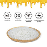 8LB Beeswax Pellets, White Beeswax, 100% Organic Beeswax for Candle Making, Body, Skin Care DIY, Lip Balm and Soap Making Supplies Amastika