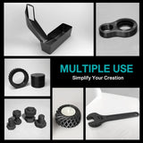 Nylon Carbon Fiber Filament PA6 CF Filament 50g for 3D Printing yxpolyer