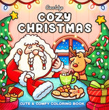Cozy Christmas: Coloring Book for Adults and Kids (Cozy Spaces Coloring) WoodArtSupply