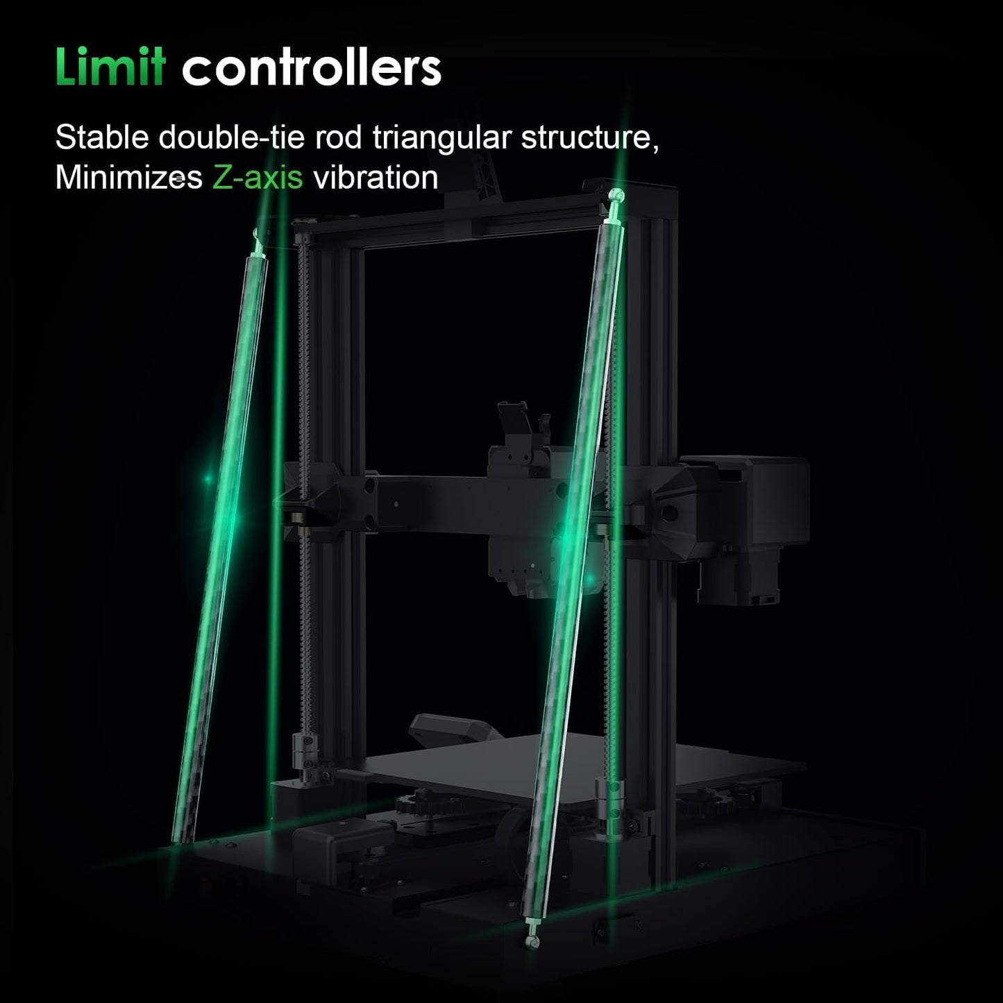 Artillery 3D Printer Sidewinder X4 Pro, 500mm/s High Speed FDM WiFi Printer with Auto Leveling Resonance Compensation, X Y-axis Linear Rail and High-Temp Nozzle Extruder 9.44 x9.44x10.23Inch