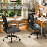 Zeonsit Ergonomic Office Chair - High Back Desk Chair with Adjustable Lumbar Support, Breathable Mesh Back, 330LBS Capacity, Easy Assembly, for Home Office Executive Computer Task Zeonsit