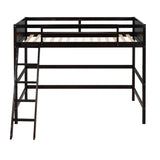 Espresso Twin Loft Bed by Harper & Bright Designs - Stylish and Space-Saving for Kids and Teens Harper & Bright Designs