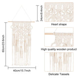 FREEBLOSS DIY Macrame Kit for Adults Beginners Bohemian Macrame Wall Hanging Ornament Creative Boho Macrame Wall Art Macrame Tapestry Gift for Mom Girls FREEBLOSS