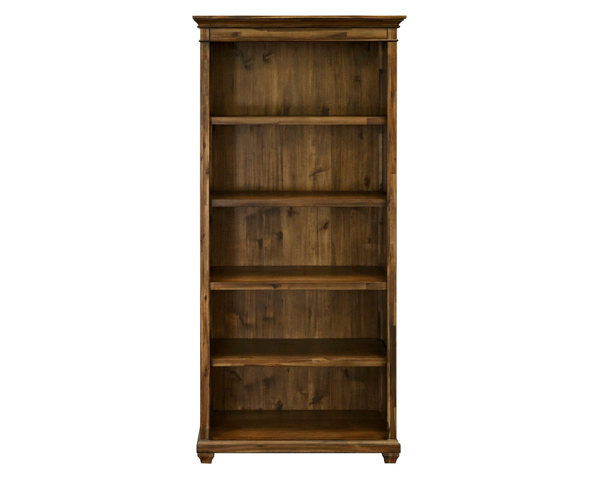 Martin Furniture Traditional Wood Open, Office Shelving, Storage Cabinet, Fully Assembled, Brown Bookcase Martin Furniture