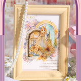ZXMNBH 20 Pcs/Pack Fairy Princess PET Stickers for Scrapbooking Kit Waterproof Clear Sticker Junk Journaling Supplies Journals Diary Planner Collage Laptop Paper Crafts ZXMNBH