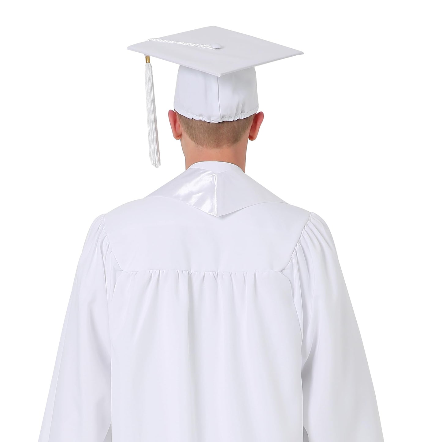 GraduatePro White Sublimation Blank Graduation Stole Sash 72 Inches Long