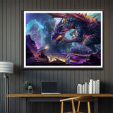 Dragon Planet 1000 Pieces Wooden Jigsaw Puzzles Personalized Photo Puzzle for Adults Friends Picture Puzzle Gifts for Wedding Birthday Valentine's Day Home Decor FANGKISSU