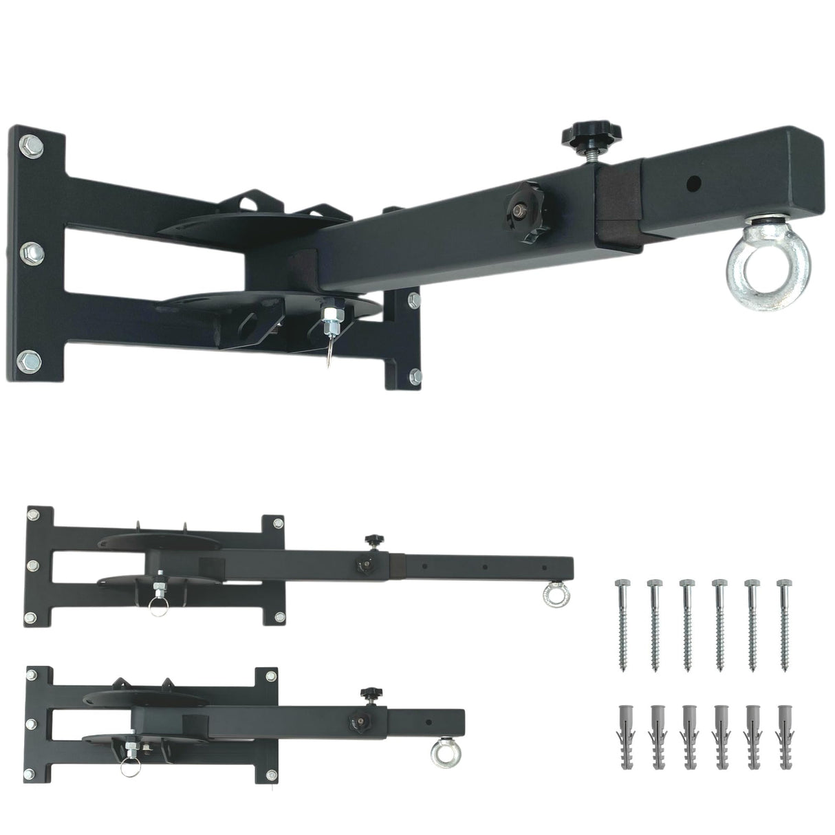 shikoyi Wall Mount Heavy Punching Bag Hanger Space-Saving Design Minimize Noise and Vibration Heavy Duty Construction for Boxing, Muay Thai and MMA Training shikoyi