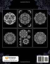 Midnight Mandalas: Coloring Book for Women, Teens, Adults with Stunning Mandala Patterns for Relaxation and Stress Relief WoodArtSupply
