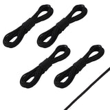 lasuroa 4 Pcs Trampoline Netting Cords, 15ft Each Black Trampoline Netting Cords Replacement Parts for Fence Netting Safety Trampoline Netting Cords Fits 12-16ft Trampolines lasuroa