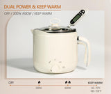 Aroparc Wax Melter for Candle Making Large 1.8L/60oz Electric Wax Melting Pot with Pouring Spout, Non-Stick Easy to Clean & Keep Warm - Wicks, Wick Stickers, Centering Tools, Spoon Aroparc