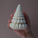 Japleed 3D Tree Candle Silicone Molds, Origami Christmas Tree Silicone Molds for Epoxy Resin Casting Clay Candle Soap Wax Concrete, Unique Christmas Ornament Molds for DIY Art Craft Table Home Decor japleed