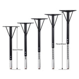 KAZAKA Adjustable Table Legs,20-30 inch for Activity Table,Office Table,Kidney Table-Set of 4 (Black) KAZAKA