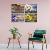 Muzagroo Art 5D Diamond Paintings Kits for Adults 5D Diamond Art Kits with Round Full Drill Diamonds DIY Gem Art for Beginners Love Theme 4PCS Wall Art for Living Room Muzagroo Art