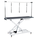 48" Electric Dog Grooming Table with Remote, Capacity Up to 330Lb, Height Adjustable 9" to 40", Grooming Table with Tool Organizer, Large Pet Grooming Station for Pets Bathing Drying Garvee