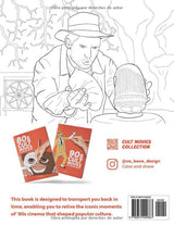 80s Cult Movies - Coloring Book: Dive into Nostalgia with Iconic Scenes and Characters by coloring popular 80s movies. (Spanish Edition) WoodArtSupply