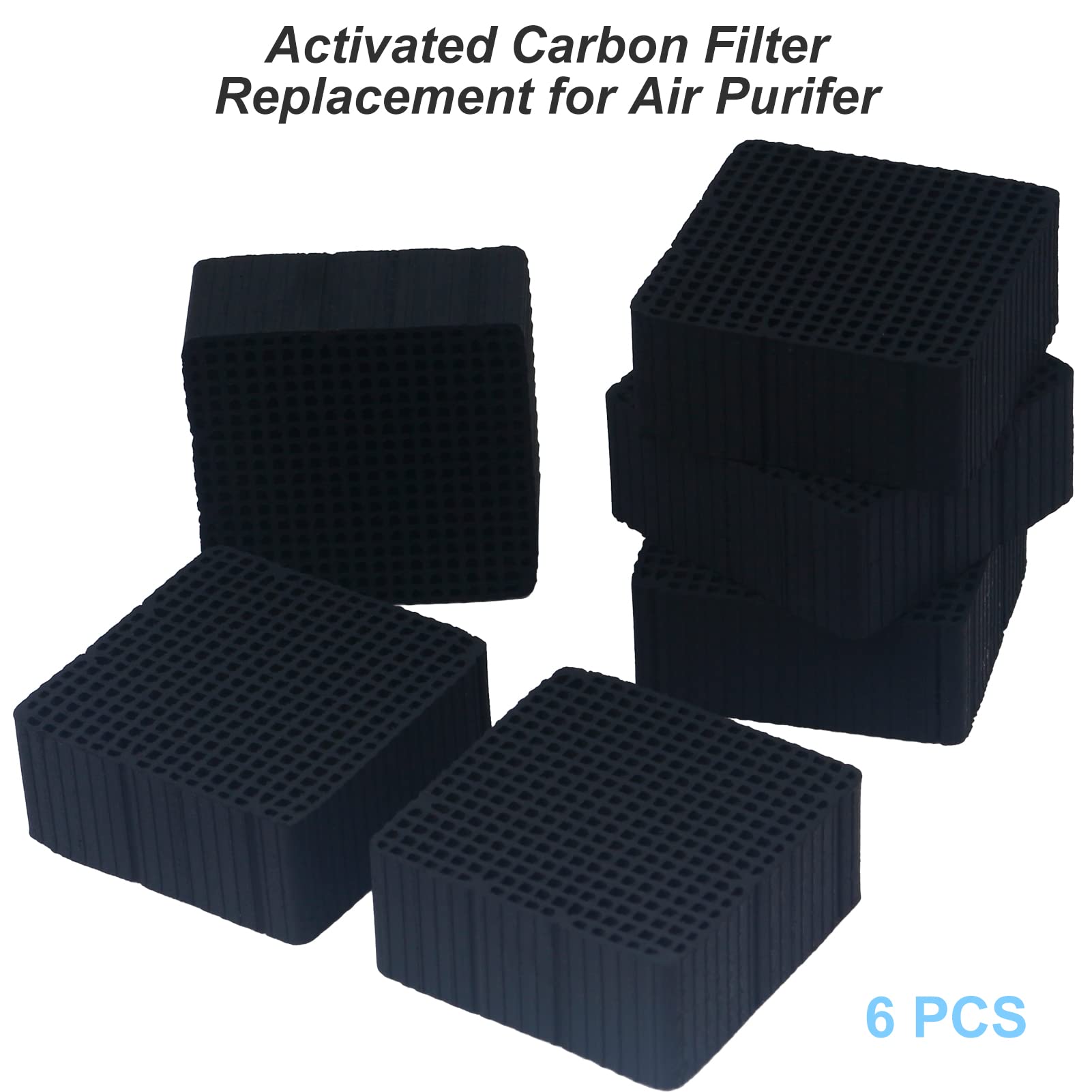 ENOMAKER Replacement Carbon Filters Activated Charcoal Block Parts Resin Air Purifier Charcoal Cube Ultra-Absorption Honeycomb for ELEGOO Anycubic Mini Air Filter LCD DLP Resin 3D Printer(Pac - WoodArtSupply