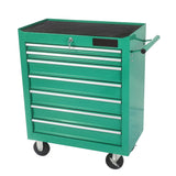 7 Drawer Rolling Tool Chest,Tool Cabinet on Wheels with Locking System,Rolling Tool Box Organizer Tool Case,Multifunctional Tool Cart Mechanic Tool Storage Cabinet for Garage,Wareh Green One Size Fulvari