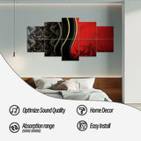 10 Pack Acoustic Panels Red black Luxury Acoustical Soundproof Wall Panels Sound Absorbing Panel Reduce Room Echo Reverberation Acoustic Treatment AT5ZR4PD